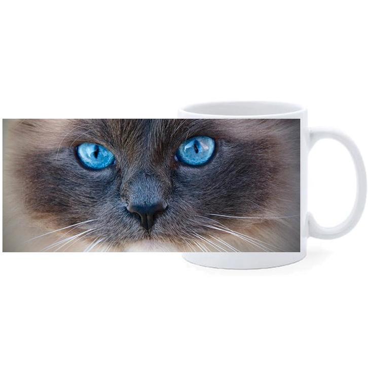 Beker - Siamees kat Close-up NIEUW, Huis en Inrichting, Keuken | Servies, Nieuw, Ophalen of Verzenden
