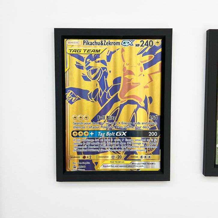 Kleur Oranje Pokémon Jumbo Kaart Muurdisplay – Fotolijst voo, Hobby en Vrije tijd, Verzamelkaartspellen | Pokémon