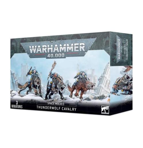 Space Wolves Thunderwolf Cavalry (Warhammer Nieuw), Hobby en Vrije tijd, Wargaming, Nieuw, Ophalen of Verzenden