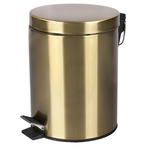 Pedaalemmer Differnz Soft Close Deksel 5 Liter Mat Goud, Doe-het-zelf en Verbouw, Sanitair, Ophalen of Verzenden