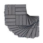 Houten terrastegels Alliste vlonder set van 10 acacia 0,9 m², Verzenden, Nieuw