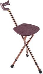 Opvouwbare Zitstok – Verstelbare Wandelstok met Zitje -, Huis en Inrichting, Verzenden, Nieuw