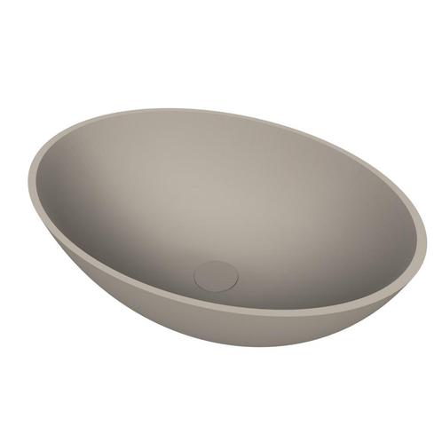 Waskom Arcqua Prince Opbouw 49x34 cm Ovaal Mat Klei, Doe-het-zelf en Verbouw, Sanitair, Overige typen, Nieuw, Ophalen of Verzenden