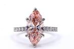 Ring Platina - 3.34ct. tw. Roze Diamant (Fancy gekleurde,, Nieuw