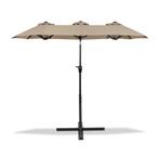 MaxxGarden Parasol - XL - 300 x 150 cm - Taupe - inclusie..., Verzenden, Nieuw