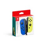 Originele Nintendo Switch Joy Con Blauw/Geel Set in Doos, Ophalen of Verzenden, Zo goed als nieuw