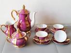 Bavaria - Koffieservies (13) - Porselein - Mocca Pink Gold