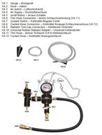 Koelsysteemtester / Druktester - 28-delige set - Incl. Koffe, Auto diversen, Autogereedschap, Verzenden, Nieuw