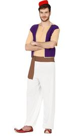 Aladinn Kostuum Heren, Kleding | Heren, Carnavalskleding en Feestkleding, Verzenden, Nieuw