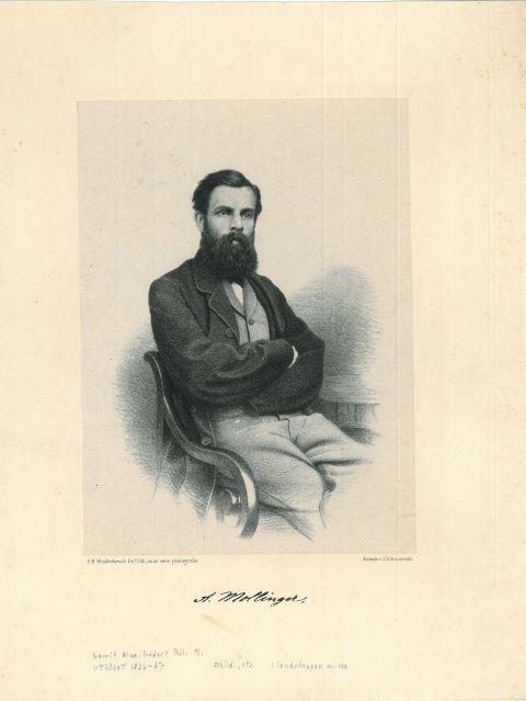 Portrait of Godard Alexander Gerrit Philip Mollinger, Antiek en Kunst, Kunst | Etsen en Gravures