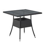 Polyrotan Tuintafel / Bijzettafel / Balkontafel Yoro - Vierk, Verzenden, Nieuw