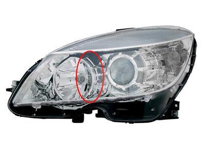 Mercedes C W204 10/2007-2010 Koplamp Links (Koplampen), Auto-onderdelen, Verlichting, Nieuw, Verzenden