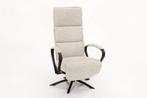 Relaxfauteuil Nieuwdorp - relaxfauteuils - Wit, Nieuw, Wit, Stof