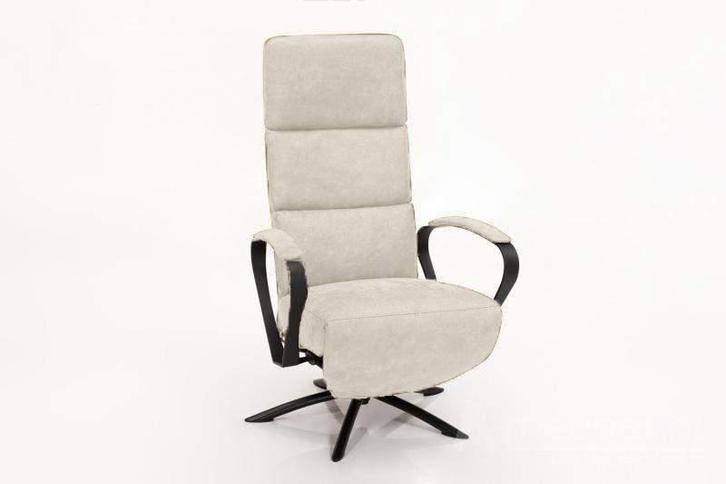 Relaxfauteuil Nieuwdorp - relaxfauteuils - Wit, Huis en Inrichting, Stoelen, Wit, Nieuw, Stof