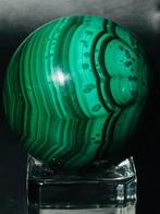 *** GEEN VEILINGKOSTEN*** Natuurlijke malachietbol –