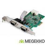 StarTech.com 2-poorts PCI Express RS232 seriële adapterkaart, Computers en Software, Netwerkkaarten, Verzenden, Nieuw, Startech