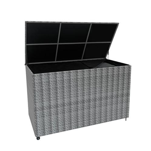 Rotan Tuin Opbergbox Grijs Groot Kussenbox 996L Buiten, Huis en Inrichting, Woonaccessoires | Kussens, Verzenden