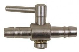 kraan metaal tbv 6/7mm slang (6mm, 4, Aansluitmaterialen), Tuin en Terras, Vijver-toebehoren, Overige typen, Nieuw, Verzenden