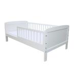 Wit Peuterbed 160x70cm - Incl. Lattenbodem & Uitvalbeveil..., Kinderen en Baby's, Kinderkamer | Bedden, Ophalen of Verzenden, Nieuw