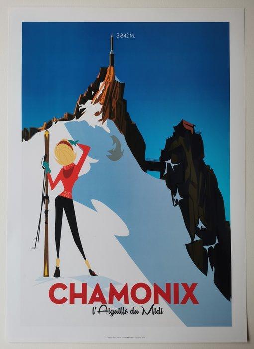 Monsieur Z - Chamonix - Aiguille du Midi - 2020s, Antiek en Kunst, Kunst | Tekeningen en Foto's