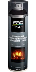 Pro paint hittebestendig 500 ml, zwart, Doe-het-zelf en Verbouw, Verf, Beits en Lak, Nieuw, Verzenden