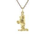 Gouden vintage poedel hanger 14 krt, Ophalen of Verzenden, Nieuw