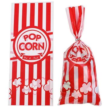 Fako Bijoux® - Uitzeelzakjes Popcorn Rood - 12.5x27.5cm - 50 beschikbaar voor biedingen