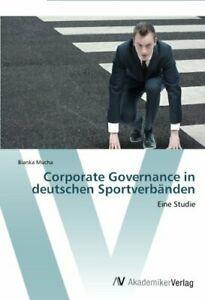 Corporate Governance in deutschen Sportverbanden. Bianka, Boeken, Sportboeken, Zo goed als nieuw, Verzenden