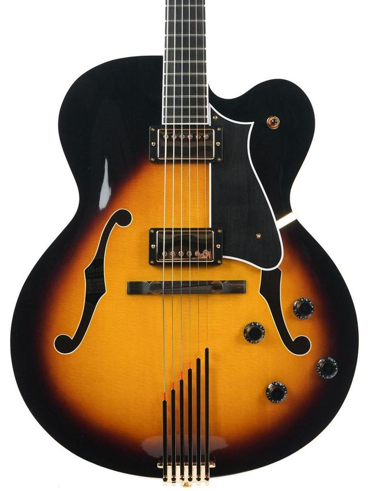 Heritage Eagle Classic Original Sunburst 2025 (Hollow Body), Muziek en Instrumenten, Snaarinstrumenten | Gitaren | Elektrisch