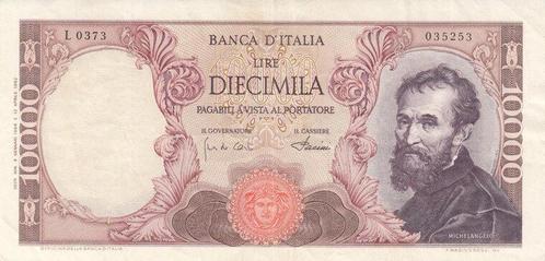 Italy P 97d 1000 Lire Vf, Postzegels en Munten, Bankbiljetten | Europa | Niet-Eurobiljetten, Verzenden