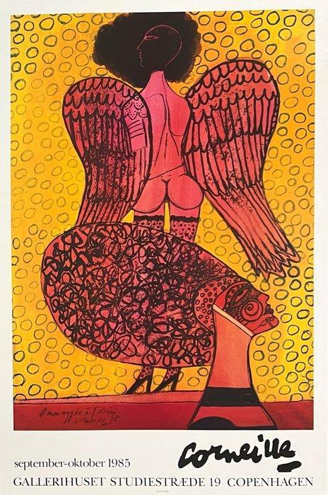 Guillaume Corneille - Grande affiche Ommaggio à Federico, Antiek en Kunst, Kunst | Tekeningen en Foto's