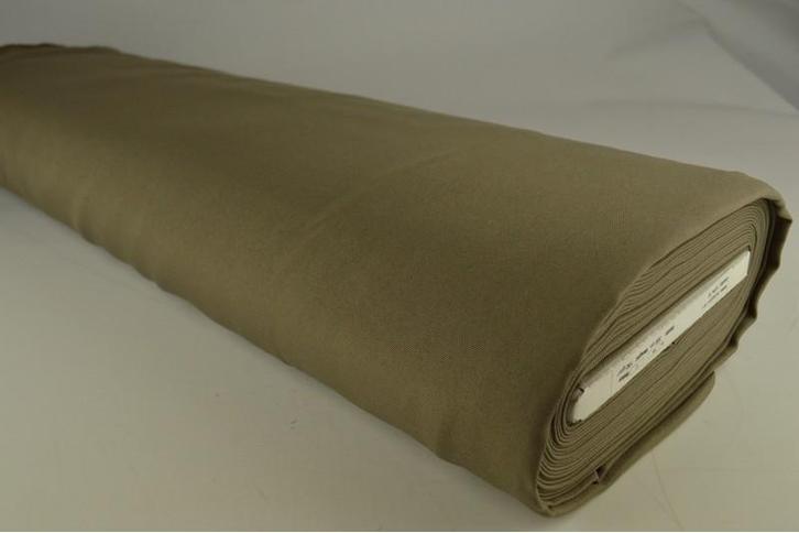 Taupe brandvertragende stof  - Goedkoop op rol, Hobby en Vrije tijd, Stoffen en Lappen, 120 cm of meer, 200 cm of meer, Overige kleuren