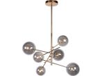 Lucide ALARA - Hanglamp - Ø 72 cm - 6x1,5W LED 2700K - Goud, Huis en Inrichting, Woonaccessoires | Overige, Verzenden, Zo goed als nieuw