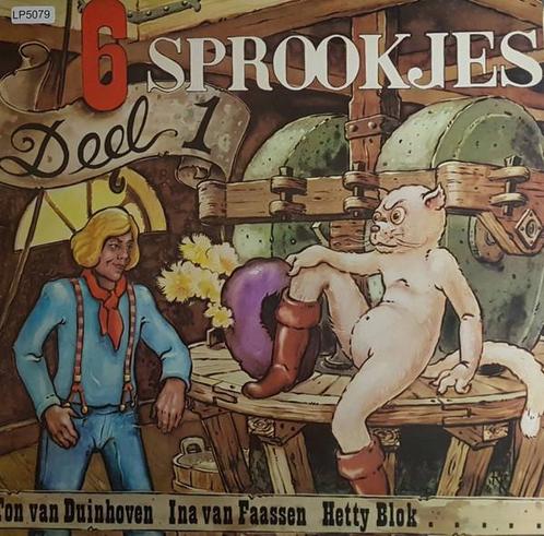 Lp - Ton Van Duinhoven, Hetty Blok, Ina Van  - 6 Sprookjes D, Cd's en Dvd's, Vinyl | Kinderen en Jeugd, Verzenden