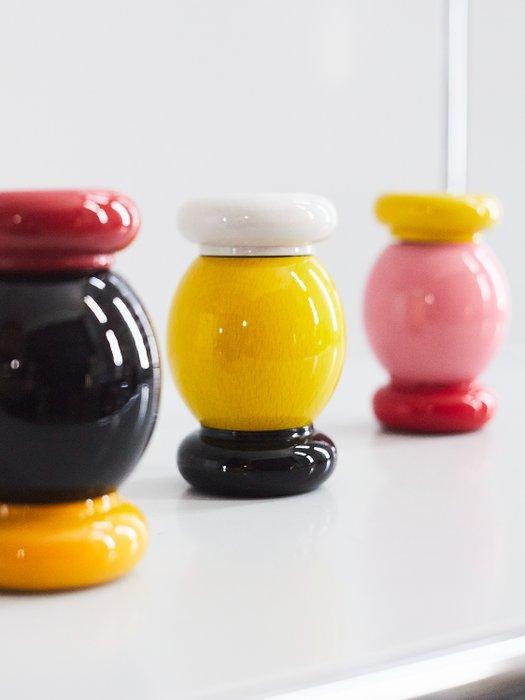 Alessi - Ettore Sottsass - Zout- en pepervaatjes - Twergi, Antiek en Kunst, Antiek | Meubels | Stoelen en Banken