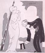 Spotprent met William Westerman op het P.E.N.-congres, Antiek en Kunst, Verzenden