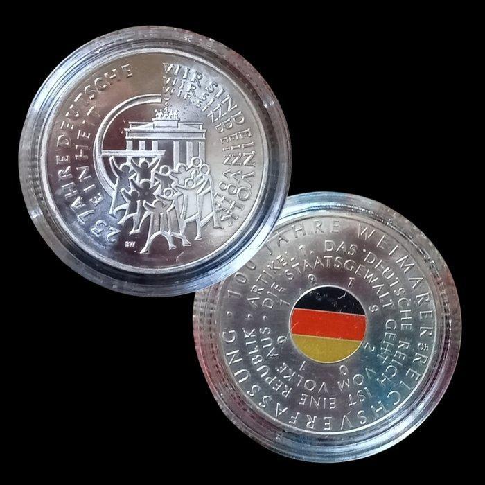 Duitsland. 20 Euro / 25 Euro 2015 / 2019 (2 monete) (Zonder, Postzegels en Munten, Munten | Europa | Euromunten