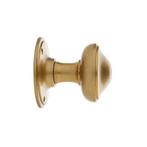 Vaste deurknop 80mm - messing getrommeld, Ophalen of Verzenden, Nieuw, Koper of Messing, Overige typen