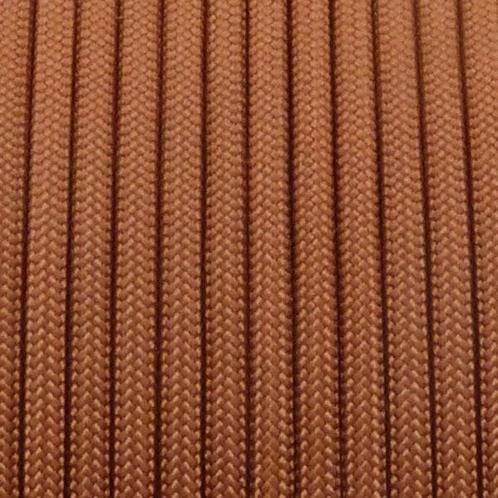 Rol 100 meter - Caramel Paracord 550 - #50, Hobby en Vrije tijd, Kralen en Sieraden maken, Draad, Nieuw, Ophalen of Verzenden