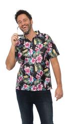 Hawai Shirt Zwart, Verzenden, Nieuw