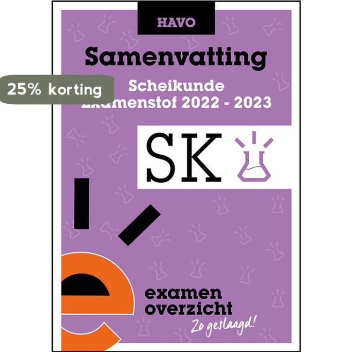 ExamenOverzicht - Samenvatting Scheikunde HAVO 9789464380293, Boeken, Schoolboeken, Gelezen, Verzenden