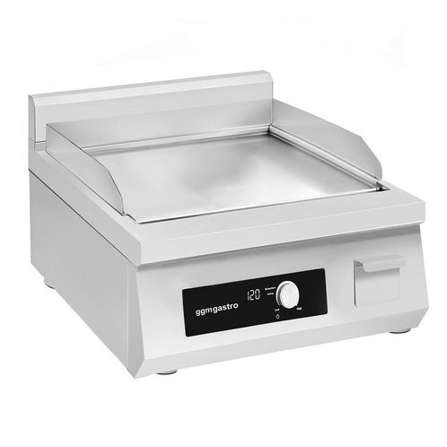 GGM Gastro | Inductie bakplaat - 5 kW - Grilloppervlak: |, Witgoed en Apparatuur, Grillplaten, Nieuw, Verzenden