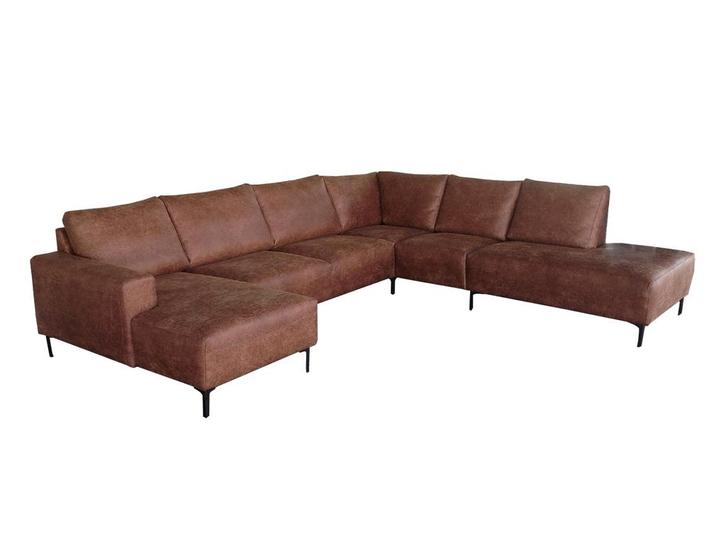 Heemskerk leefhoek in stof of kunstleer, Huis en Inrichting, Banken | Bankstellen, Nieuw, Ophalen of Verzenden