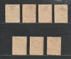 Nederland 1921 - Complete set Brandkastzegels - NVPH BK1/BK7, Postzegels en Munten, Postzegels | Nederland, Gestempeld