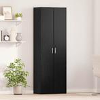 vidaXL Highboard Zwart eiken 60 x 35 x 180 cm Bewerkt hout, Huis en Inrichting, Kasten | Overige, Verzenden, Nieuw