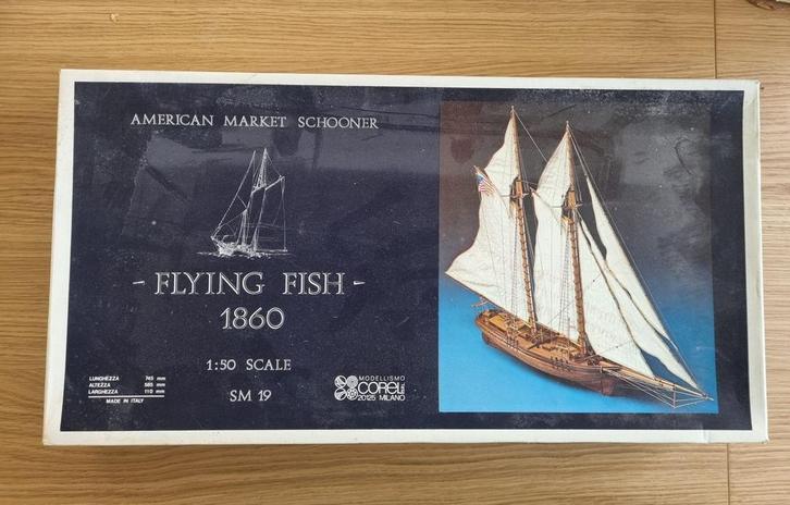 Corel SM19 Flying Fish (1860) 1:50, Hobby en Vrije tijd, Modelbouw | Boten en Schepen, Verzenden