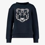 Unsigned jongens sweater blauw met tijger maat 98/104, Verzenden, Nieuw