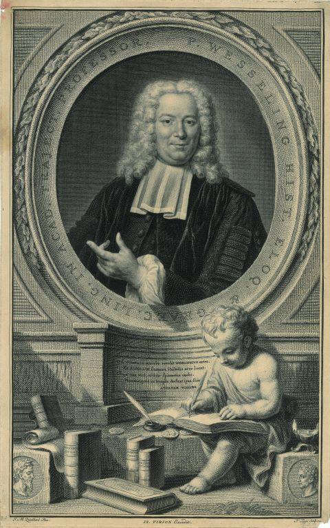 Portrait of Petrus Wesseling, Antiek en Kunst, Kunst | Etsen en Gravures