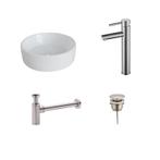 Sani Royal Keramische Waskomset Viola RVS, Nieuw