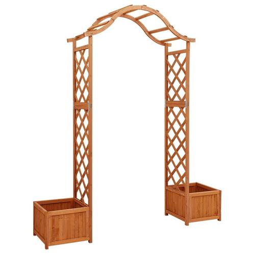 Pergola met plantenbak massief vurenhout (Tuinbogen pergola), Tuin en Terras, Tuinpoorten, Nieuw, Verzenden